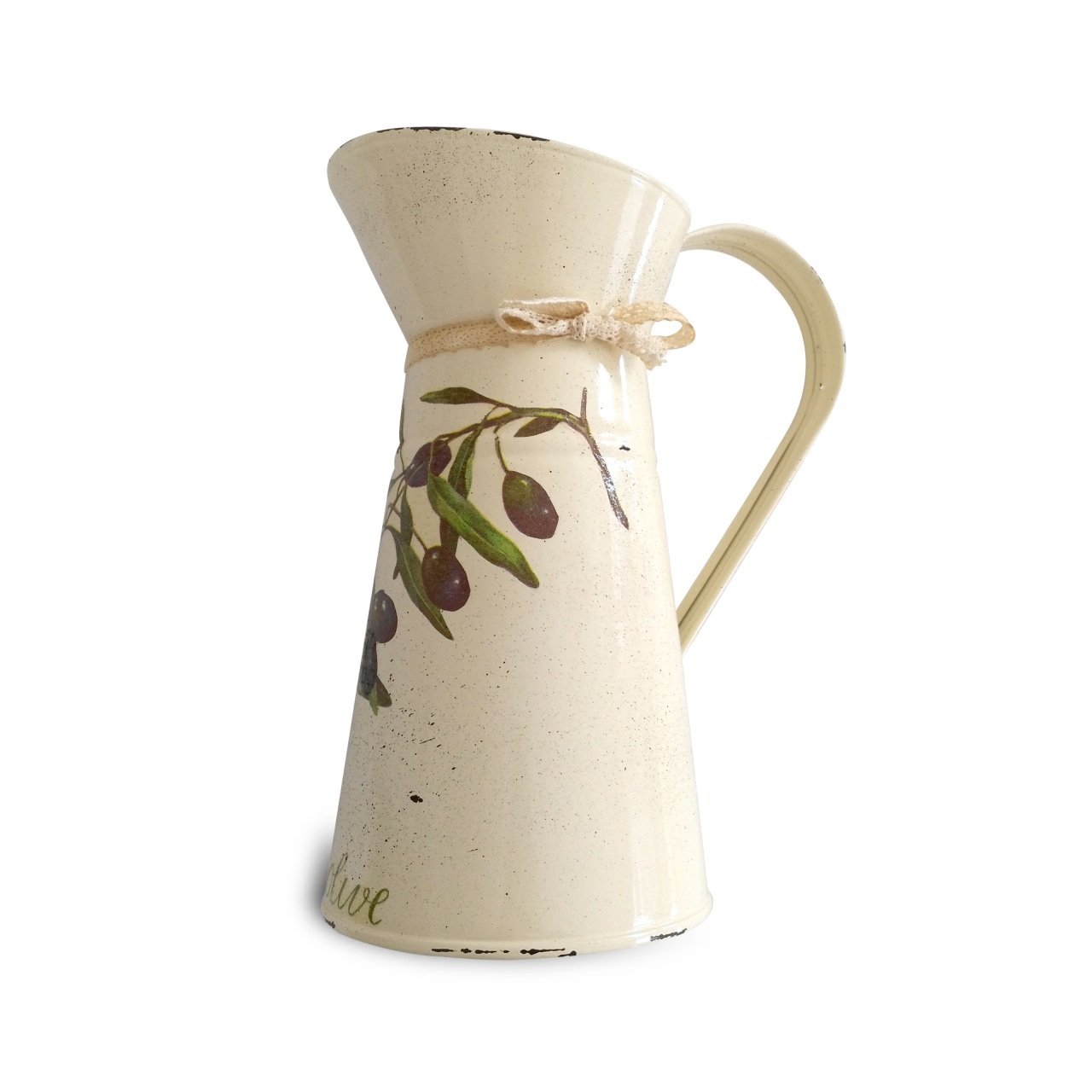 Zeytinli Ekru Sürahi 25cm