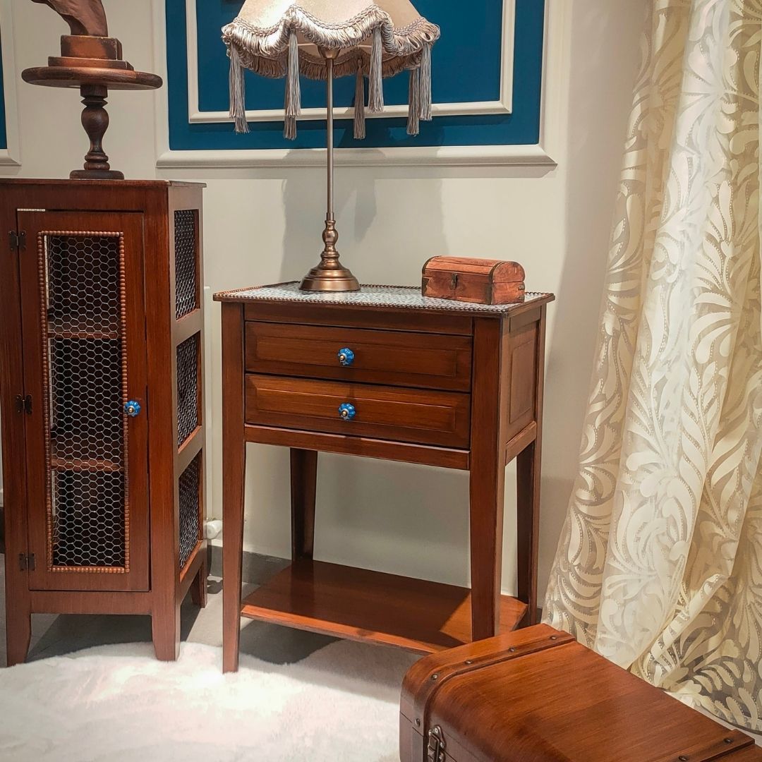 Rustik İki Çekmeceli Dresuar