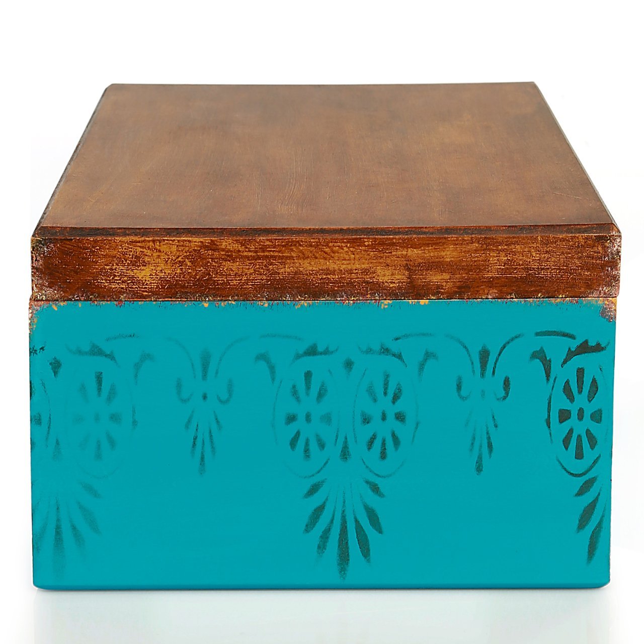 Seramik Kulplu Eski Kutu