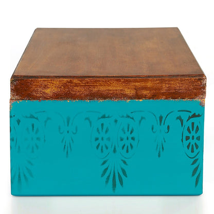 Seramik Kulplu Eski Kutu