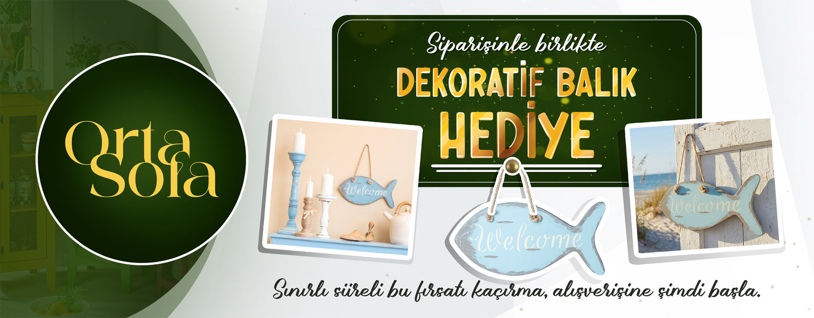 dekoratif balık hediyesi