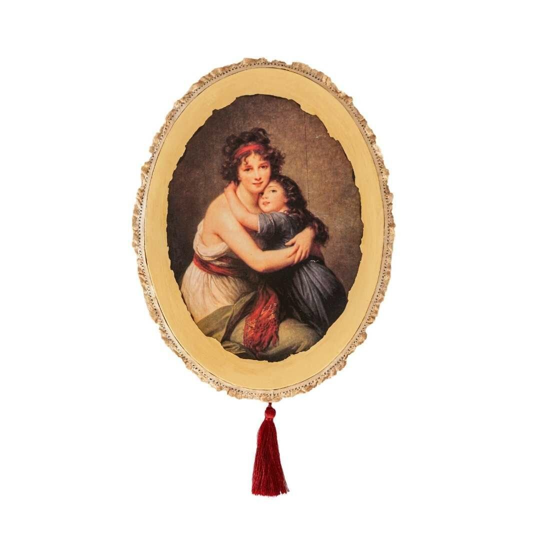 Anne pano el yapımı dekoratif duvar panosu vintage stil
