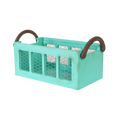 Aqua Mint Sepet, el yapımı dekoratif sepet, Orta Sofa