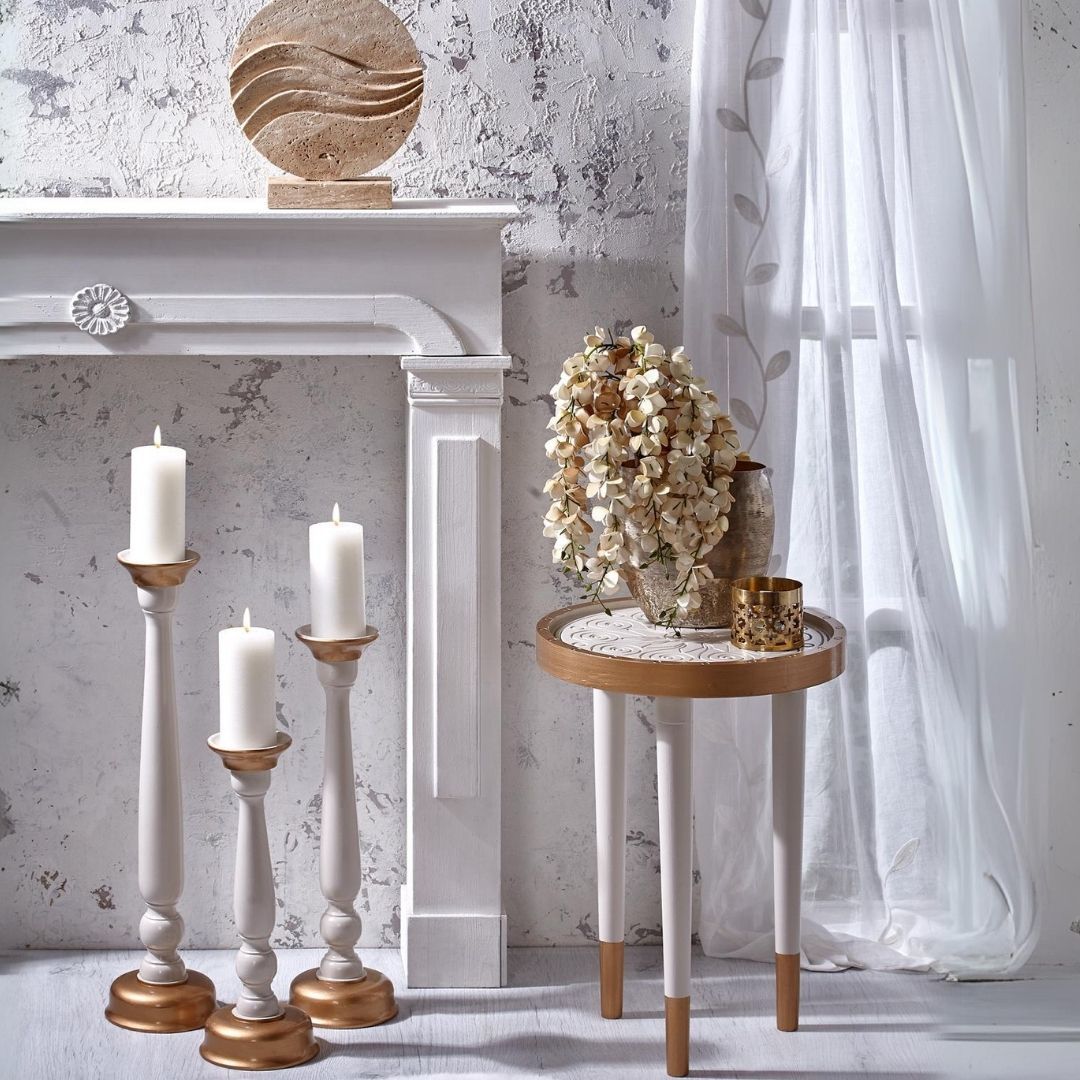 Friendly Sehpa modern ve rustik dekorasyona uyumlu dekoratif sehpa