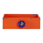 Bohem Turuncu Çekmece canlı turuncu rengiyle dekoratif depolama çekmecesi