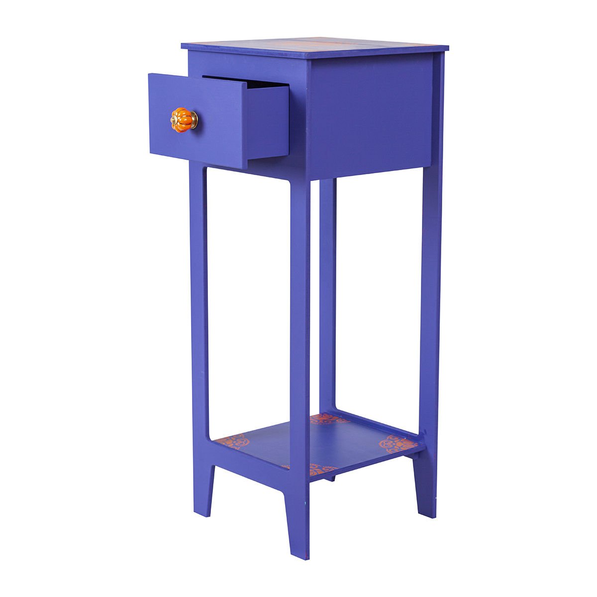 Bohem Ultramarine Mini Dresuar antre ve salon için dekoratif mini dresuar