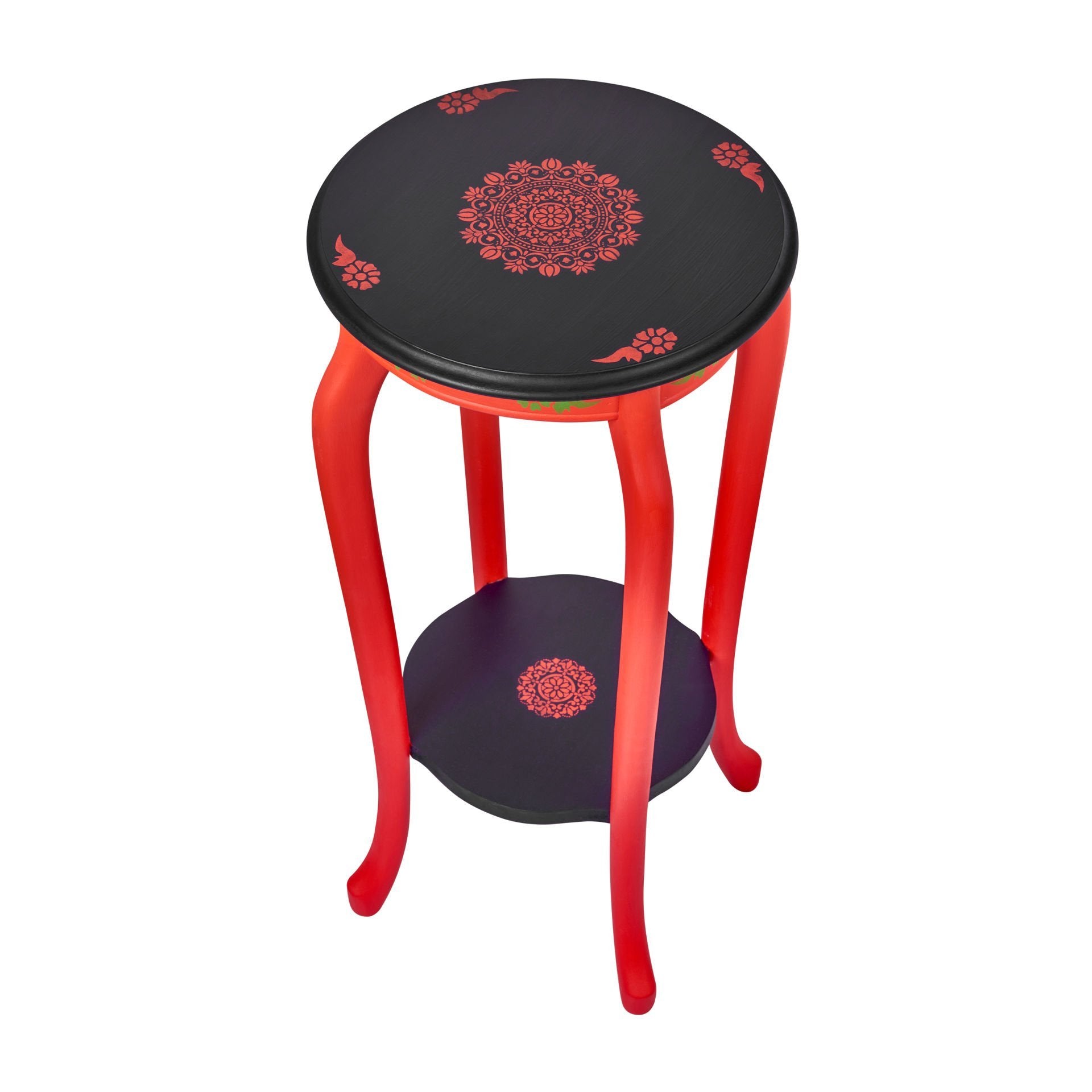 Bohem Yan Sehpa Saksılık bitki sergilemek için dekoratif sehpa