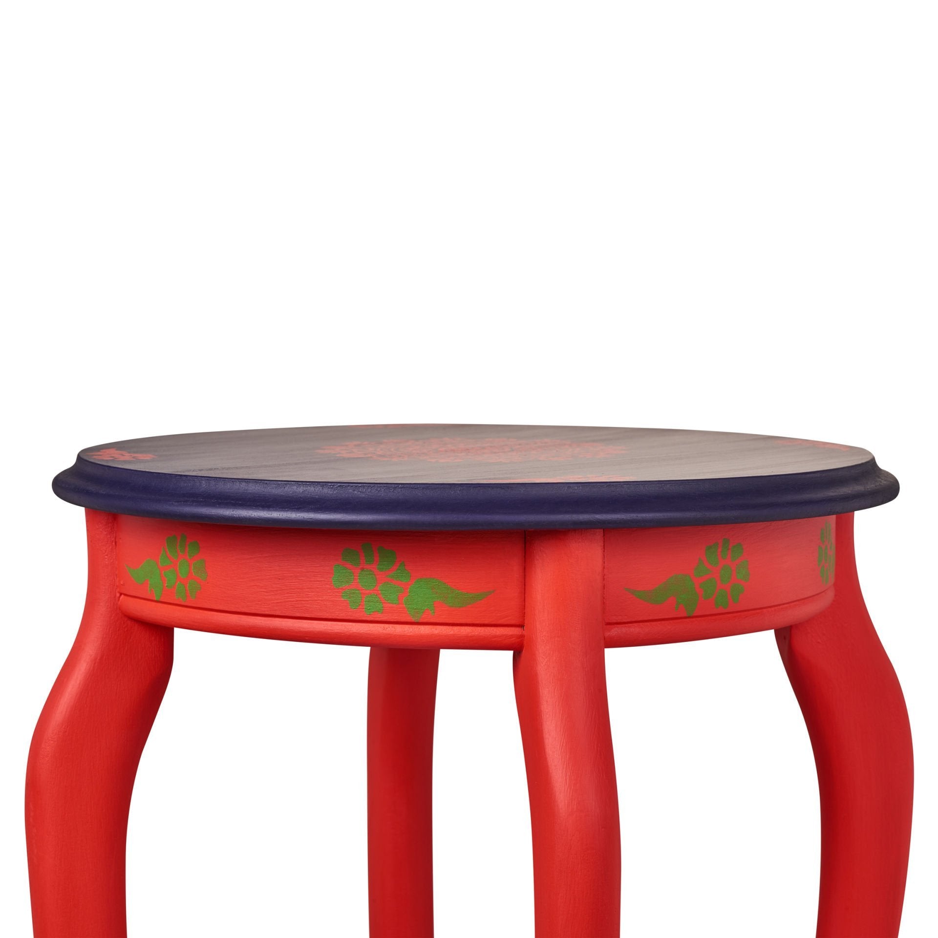 Bohem Yan Sehpa Saksılık salon ve balkon dekorasyonu için renkli sehpa