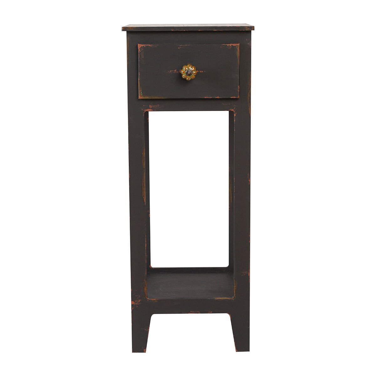 Hazan Siyah Eskitme Mini Dresuar