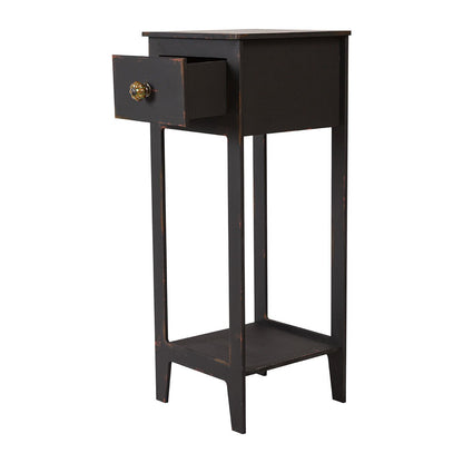 Hazan Siyah Eskitme Mini Dresuar