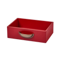 Kırmızı Sunumluk Çekmece, el yapımı kırmızı sunumluk, Orta Sofa