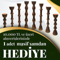 Masif Şamdan - 1 Adet, Orta Sofa.