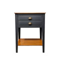 Royal iki çekmeceli antrasit dresuar altın kulp detaylı dekoratif dresuar