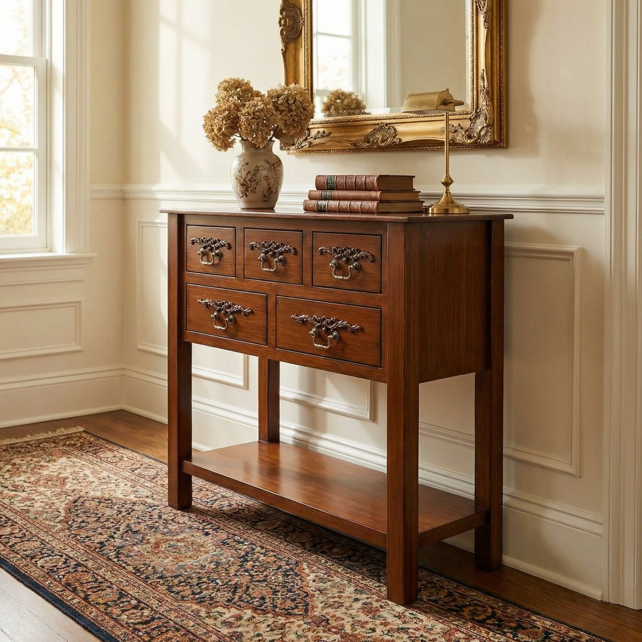 Rustik Dresuar rustik stil dekoratif ahşap dresuar