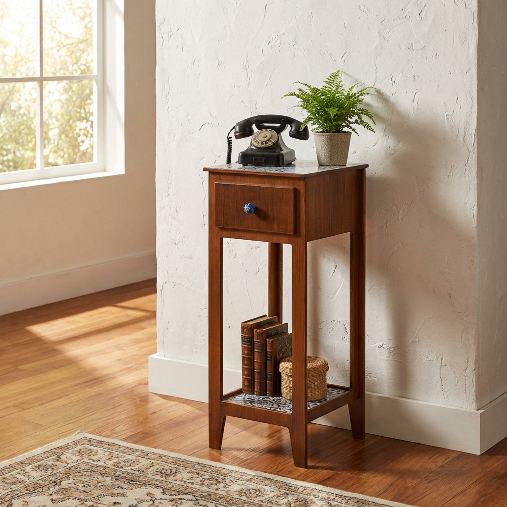 Rustik Mini Dresuar rustik stil dekoratif çekmeceli mini dolap